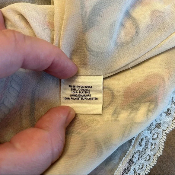 Anthropologie Floreat Silk Midi Dress Halter with Rope Detail Pockes Size S - Picture 5 of 8